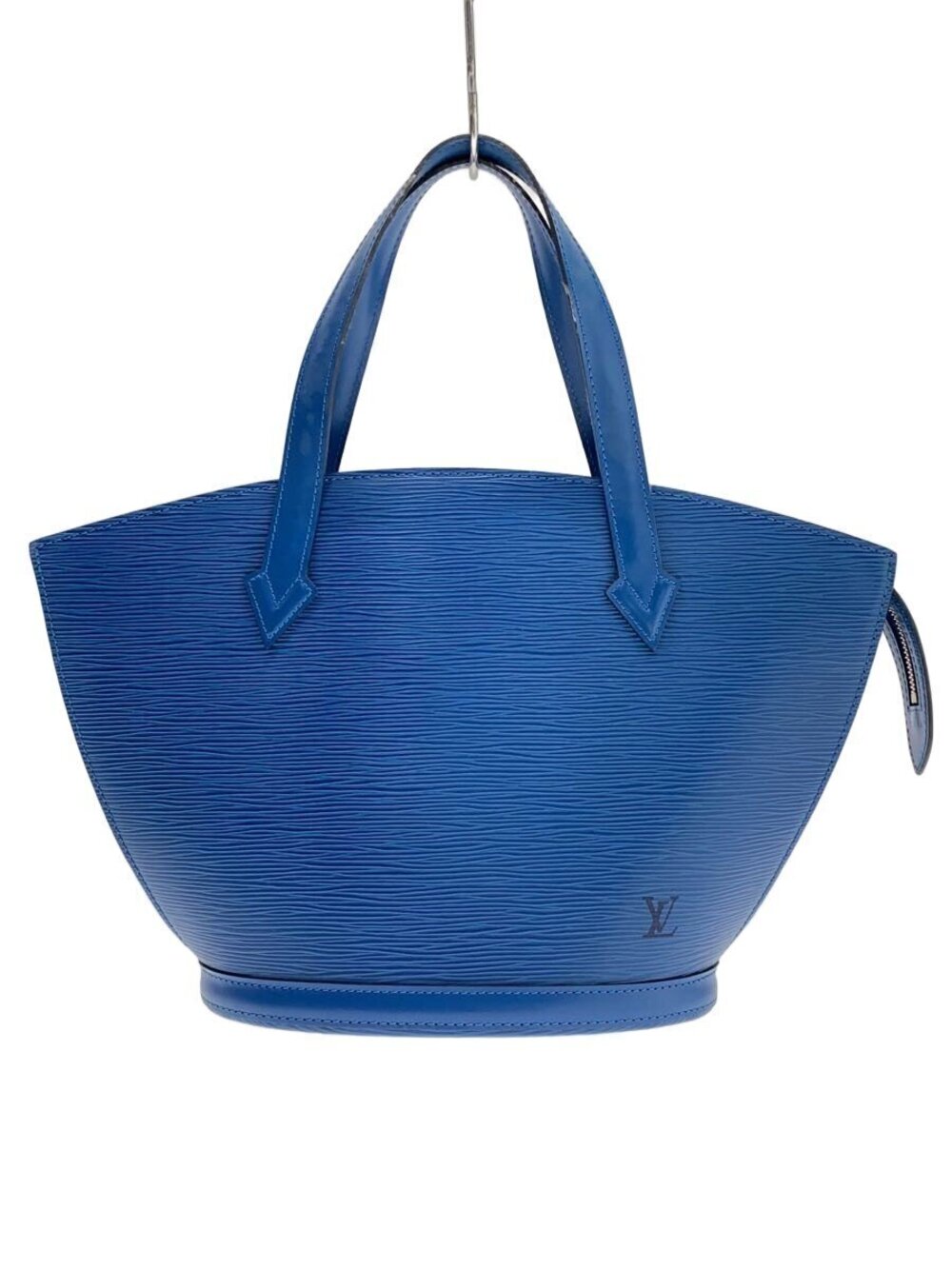 LOUIS VUITTON Saint Jacques Epi Leather Bag Blue